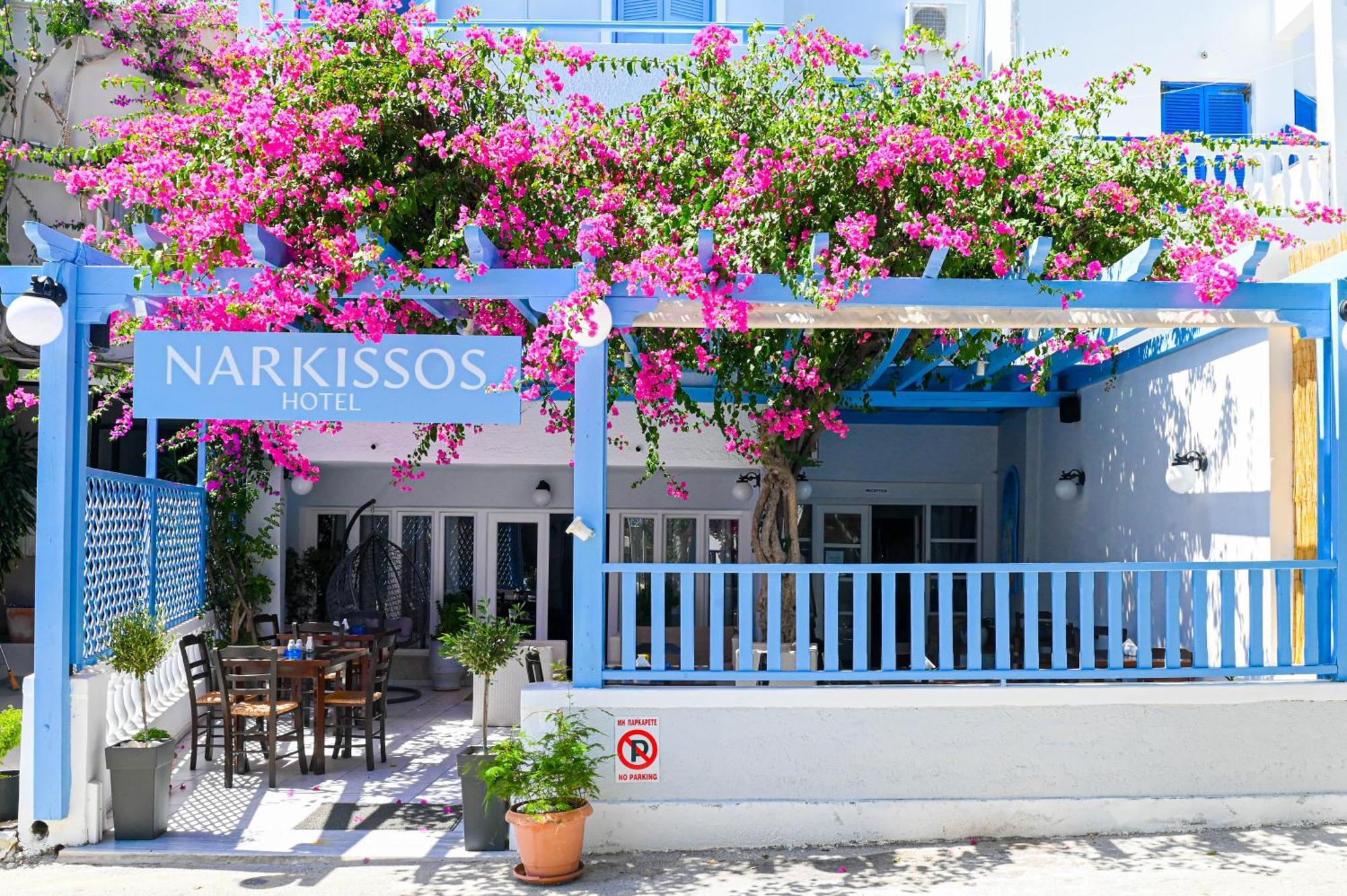 Narkissos Hotel Kamari  Bagian luar foto