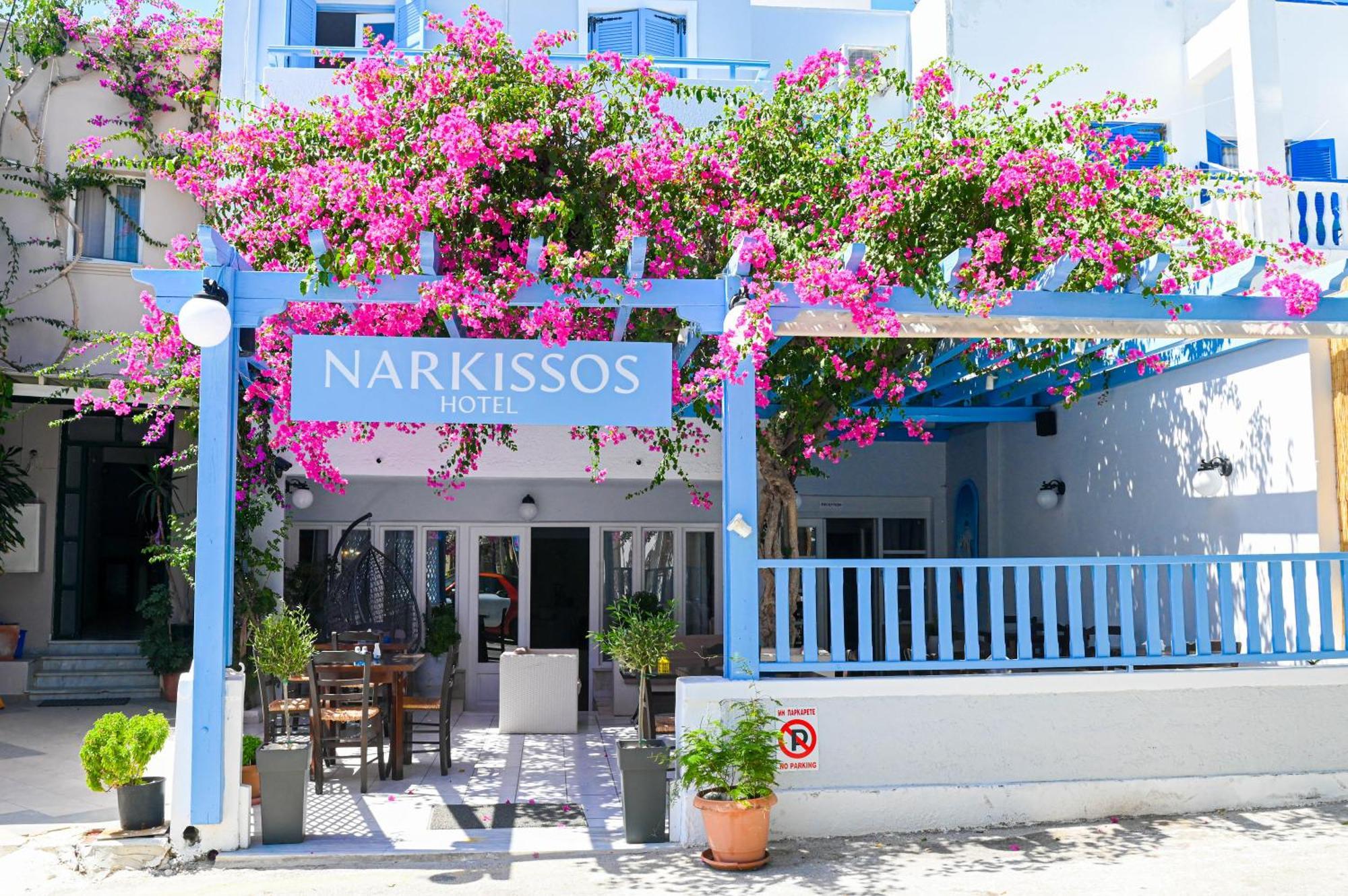 Narkissos Hotel Kamari  Bagian luar foto