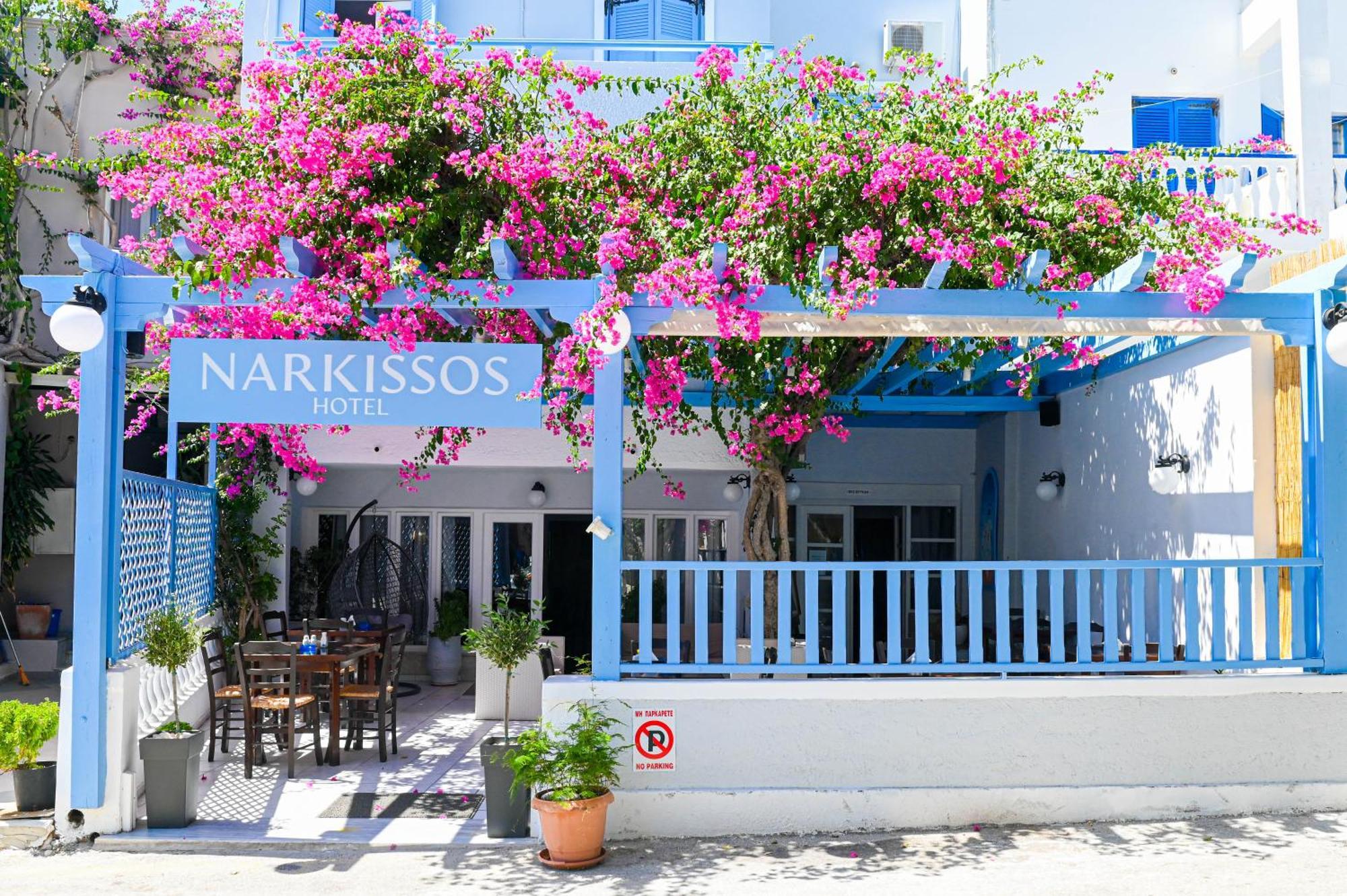 Narkissos Hotel Kamari  Bagian luar foto