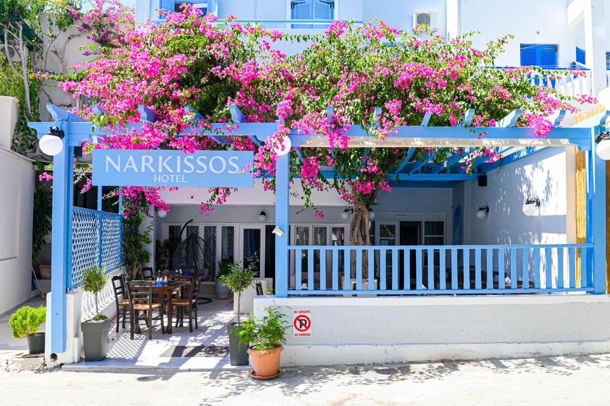 Narkissos Hotel Kamari  Bagian luar foto